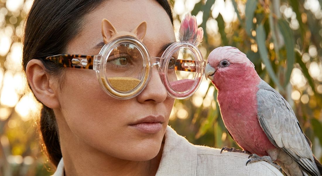 The Chihuahua Galahsses worn in the field, inspected by a galah